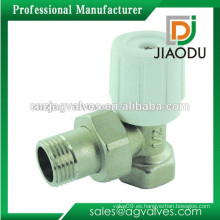 JD-4433 válvula de radiador de latón / válvula de radiador de ángulo